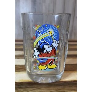 Walt Disney World 2000 Celebration Glass McD Mickey Mouse Disney Studios Vintage